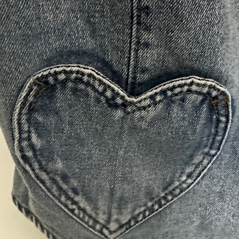 Ashley Vintage Charm Lovely Denim Blue Women's Vest - Picture 5 of 8